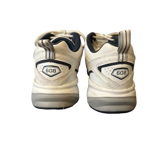 New Balance 608 v4‎ Mens Size 11 White Leather Athletic Shoes.  Very Good main image 6